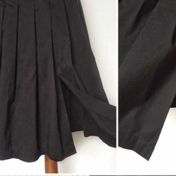 Robert Rodriguez Skirt sz 8 Black Drop Waist Twisted Pleat - Picture 8 of 8